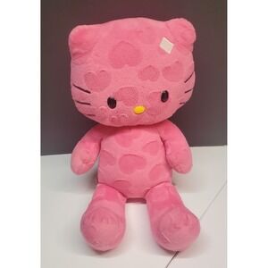 Build a Bear Hello Kitty Limited Valentines Day Pink Hearts Plush Sanrio No Bow